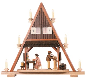 Pointed gable toy-makers