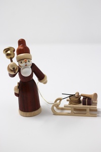 Santa with sleigh, hollow