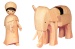 Elefantentreiber, 22 cm,